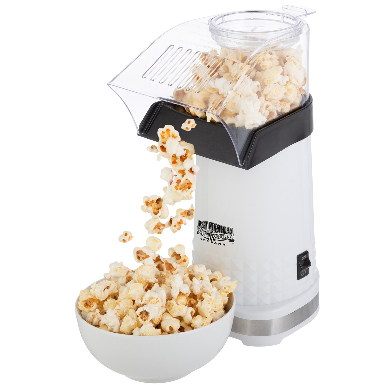 Great Northern Popcorn Air Popper Mini Oil-Free Electric Popcorn Maker 14-16 Cups